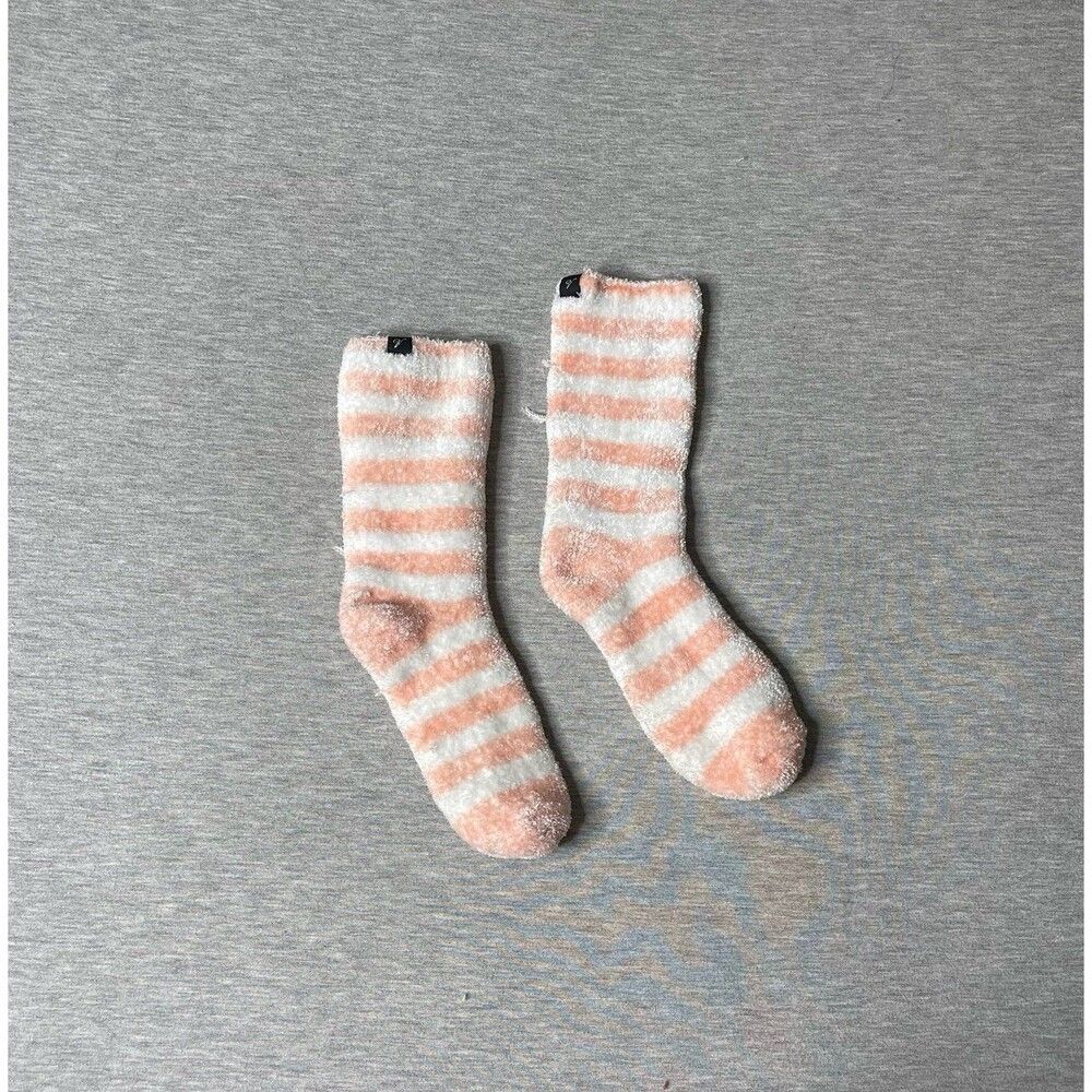 Victoria’s Secret Women’s Vintage Iconic Stripe Cozy Plush Crew Socks
